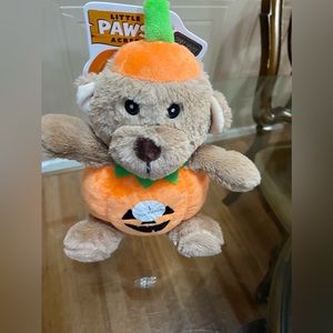 - Brand New Monkey Punkin Dog Toy With Squeaker.